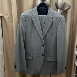 Grey Nautica Suit (BRAND NEW!) Top blazer jacket